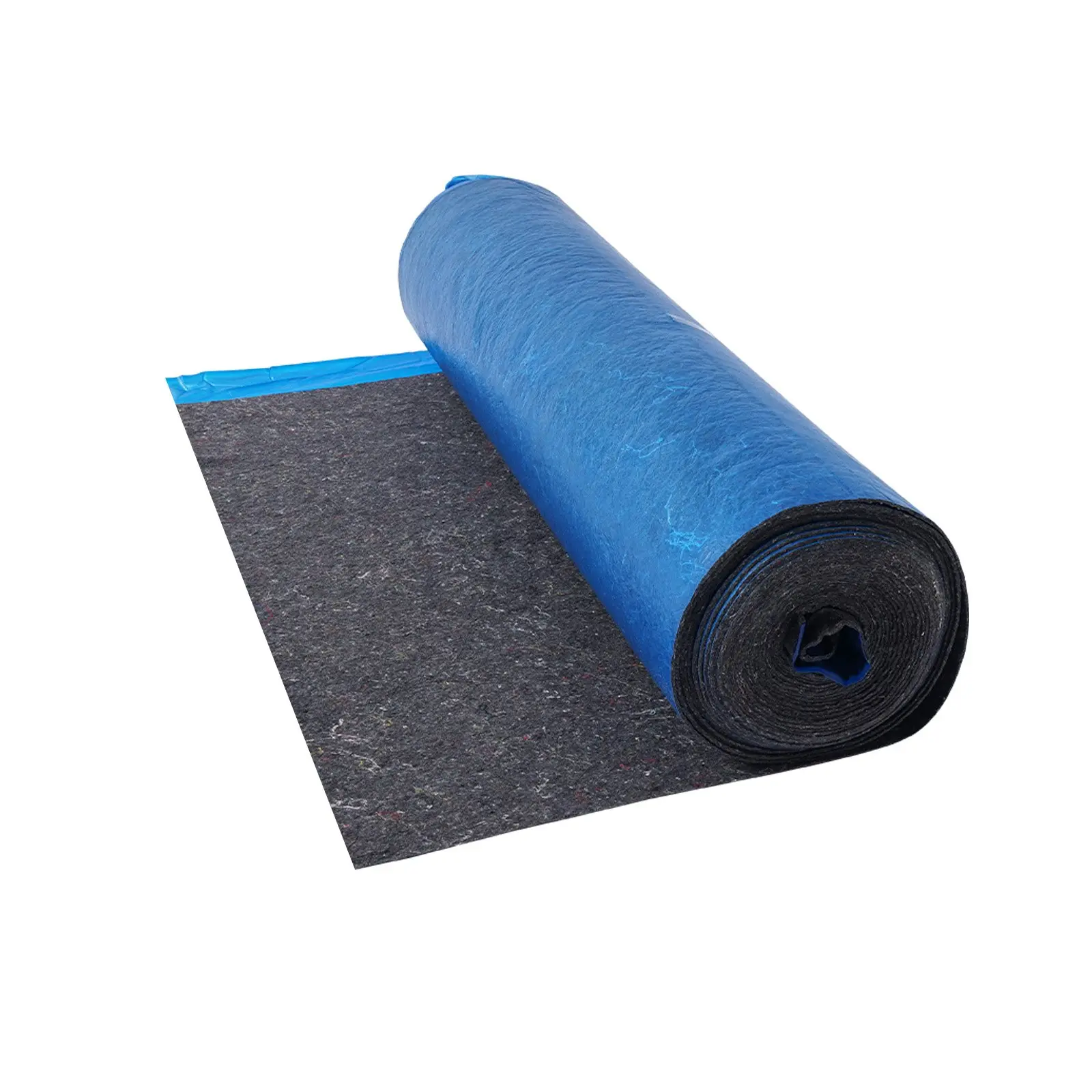 【Summerfinds】VEVOR 1-Roll & 200 Sq Ft (18.6 m²) Laminate Floor Underlayment Pad, 3 mm Thick, Attached Vapor Barrier, Heavy Duty Fiber+Film, Soundproofing a Bedroom, Easy Install & Storage, Ideal for Vinyl Wood, 665.35 x 39.37 x 0.12 Inches, 23.92 Lbs