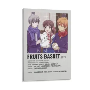 Fruits Baskets Animation Poster (21) Canvas Poster Bedroom Decor Sports Landscape Office Room Decor Gift Frames Ornaments Wall Decoration