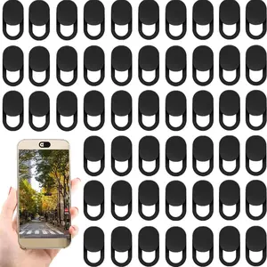 50PCS Webcam Cover Slide,Ultra-Thin Web Camera Cover for Laptops, PC,Computer and Apple Devices like MacBook,iMac, iPad and iPhone 6/7/8 Plus.0.022in Thick Web Blocker for Privacy and Security Tech Accessories
