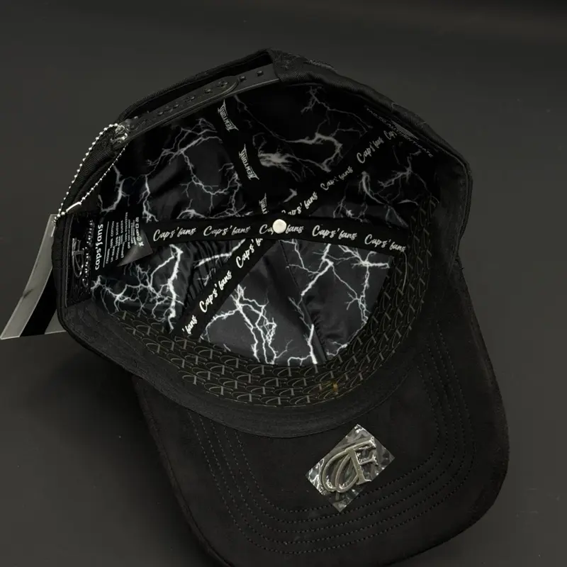 Ca Hats “N Total Black Rayos”