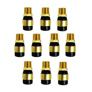 1/2" NPT Rubber Air Line Air Hose End Quick Repair Swivel Kit for Truck and Trailers | 10 Pieces