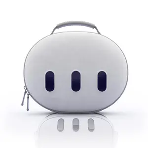 Aubika Mini Case for Meta Quest 3/Quest 3S, Hard Carrying Case for Oculus Quest 3,Quest 3S Accessories, Compatible with Headset and Controllers Only, Travel and Storage