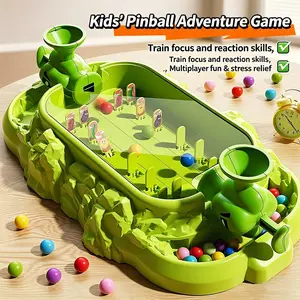 Desktop Marble Shooting Game Machine, Parent-Child Interactive Dual Player Toy, Educational Thinking Puzzle Game for Kids Aged 3+