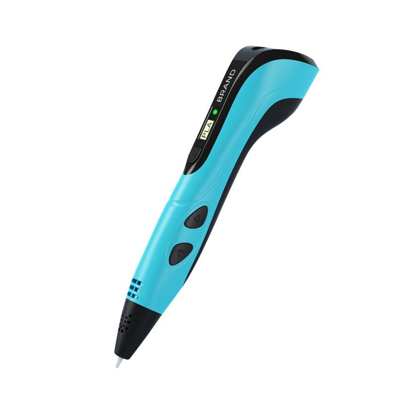 3D Printing Pen with Display Screen, Includes 3D Printer, 3 Beginner Colors Pla Materials, Template Book & Project Guide