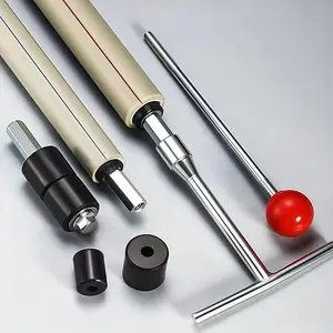 5-Piece Pipe Stopper Set, Stainless Steel Hot Melt Plumber Tools, Fits 1/2 Inch/3/4 Inch/1 Inch Pipes, Ideal for Emergency Repairs