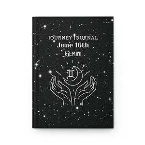 Gemini Journey Journal | Starry Monthly Planner | Zodiac Notebook | Astrology Gift | Astrology Lover's Journal