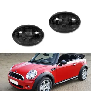 2pcs Smoked Lens Front Side Marker lamps Lights For MINI Cooper R55 R56 R57 R58 R59,Replace OEM 63132751503, 63132751504, 63137292769, 63137292770