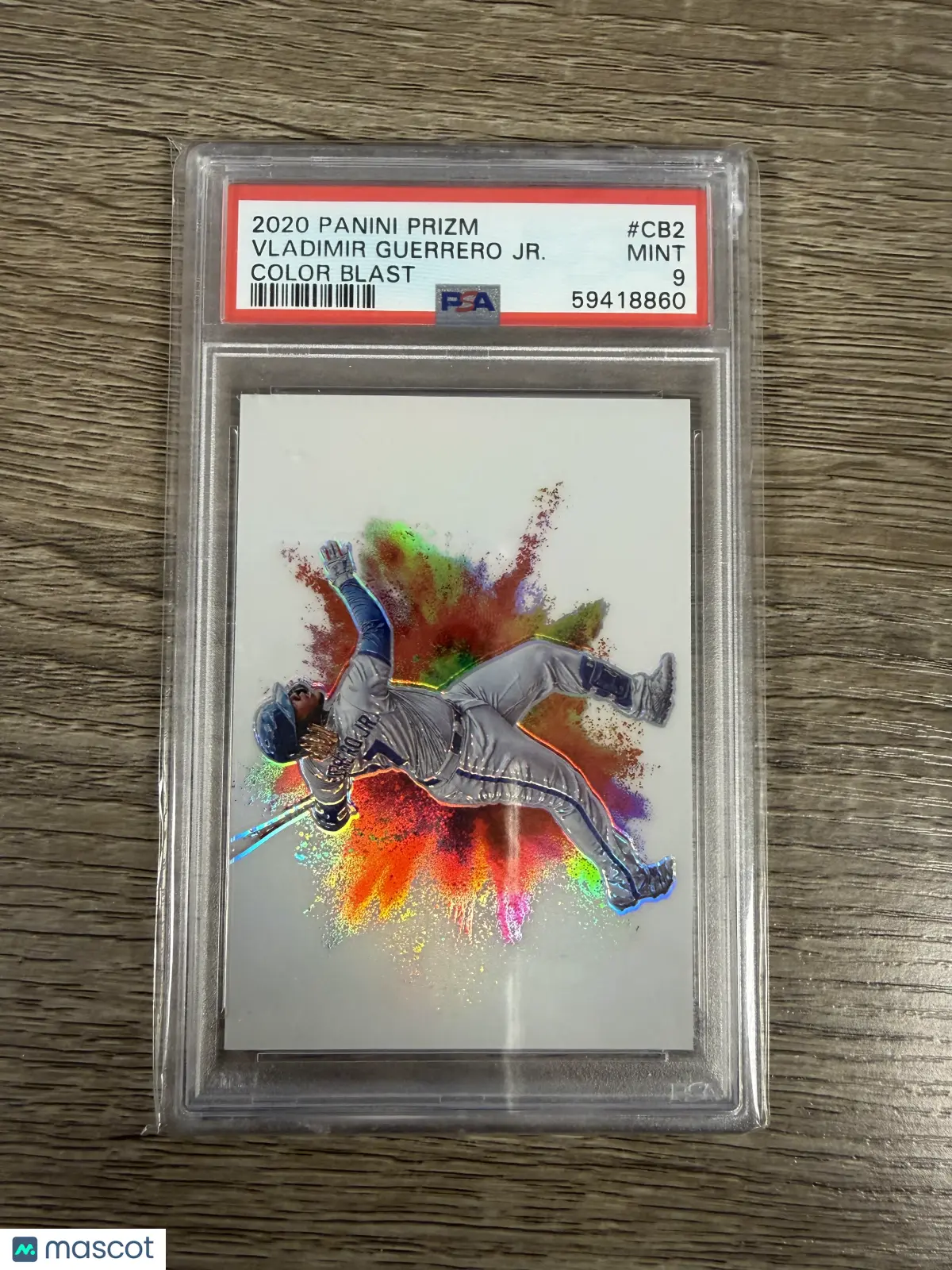 2020 Panini Prizm Vladimir Guerrero Jr. Color Blast (#CB2), PSA 9 (Mint)