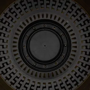 HC Companies Sierra 10 Inch Round Resin Flower Garden Planter Pot, Celtic Bronze