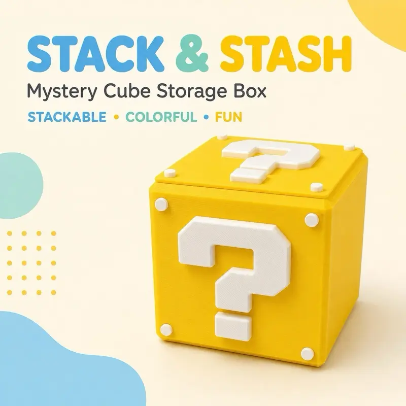 Stack n Store | Mystery Cube Desk Storage
