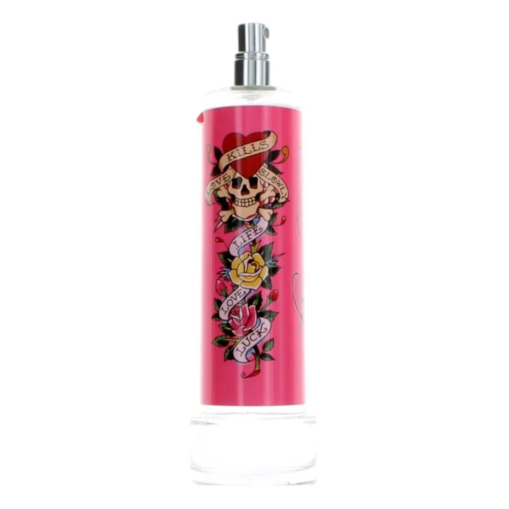 Christian Audigier Ed Hardy Eau de Parfum Spray for Women, Original Tester Perfume Fragrance, 3.4 oz (100ml), 3.4Oz, Female Wear, Spray Bottle, 3 To 3.9 Fl Oz