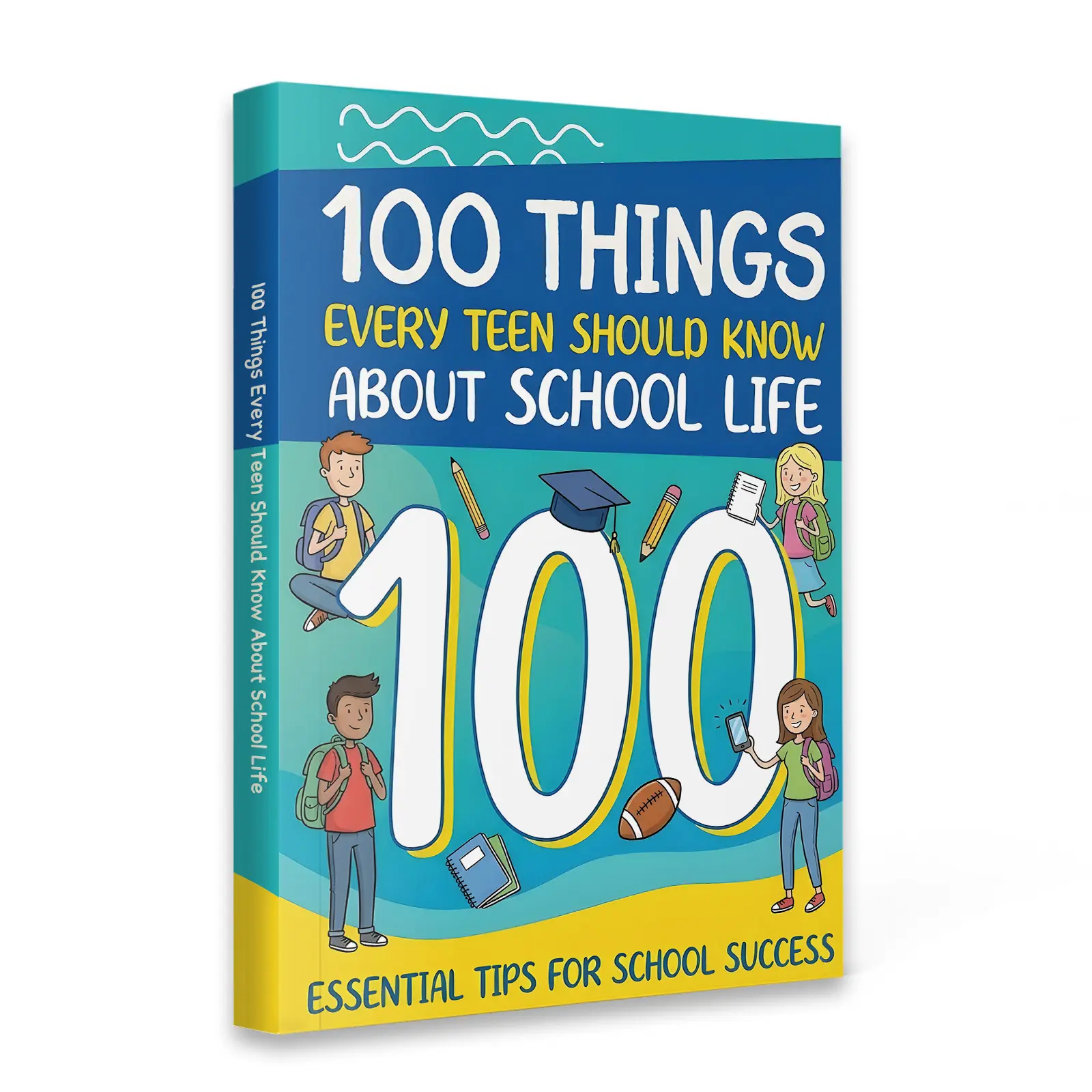 100 Things Every Teen Should Know About School Life – A Practical and Encouraging Guide Filled with Confidence-Building Lessons, Real Classroom Skills, Friendship Advice Growing Up Books