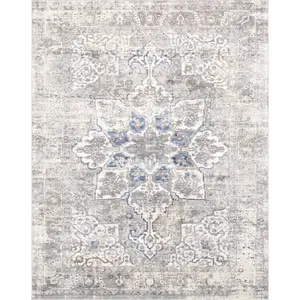 Canvello Modern Design Power Loom Area Rug - 2' X 3'