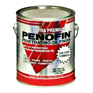 212 MAIN Penofin 158265 Transparent Red Label Ultra Premium Penetrating Oil Finish, 250 VOC, 99% UV Protection, Exterior, Deep Penetrate, Mildew Guard, 1 Coat, Rosewood Oil