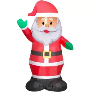 3.5 Foot Santa Light Up Christmas Inflatable Lawn Decoration