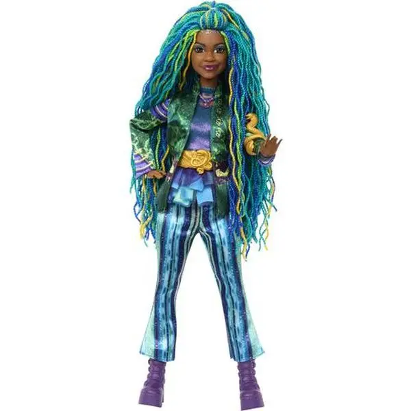 Disney Descendants: The Rise Of Red Girl Collectible Paper Doll - Uliana, Ursula's Younger Sister, with Braids, Bendable Arms, Poseable Joints, Movie Char. Fashion Doll & Accessory