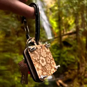 Wooden Pocket Flower Press, Rectangular Press for Specimen Making, DIY Crafts & Bookmarks, Ideal Gift for Nature Lovers, Birthday Present