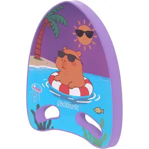 Kids Swim Kickboard with Handles, Lightweight EVA Foam Floating Board, Swimming Training Aid for Toddler & Beginner Kids, Portable Pool Learning Float Toy