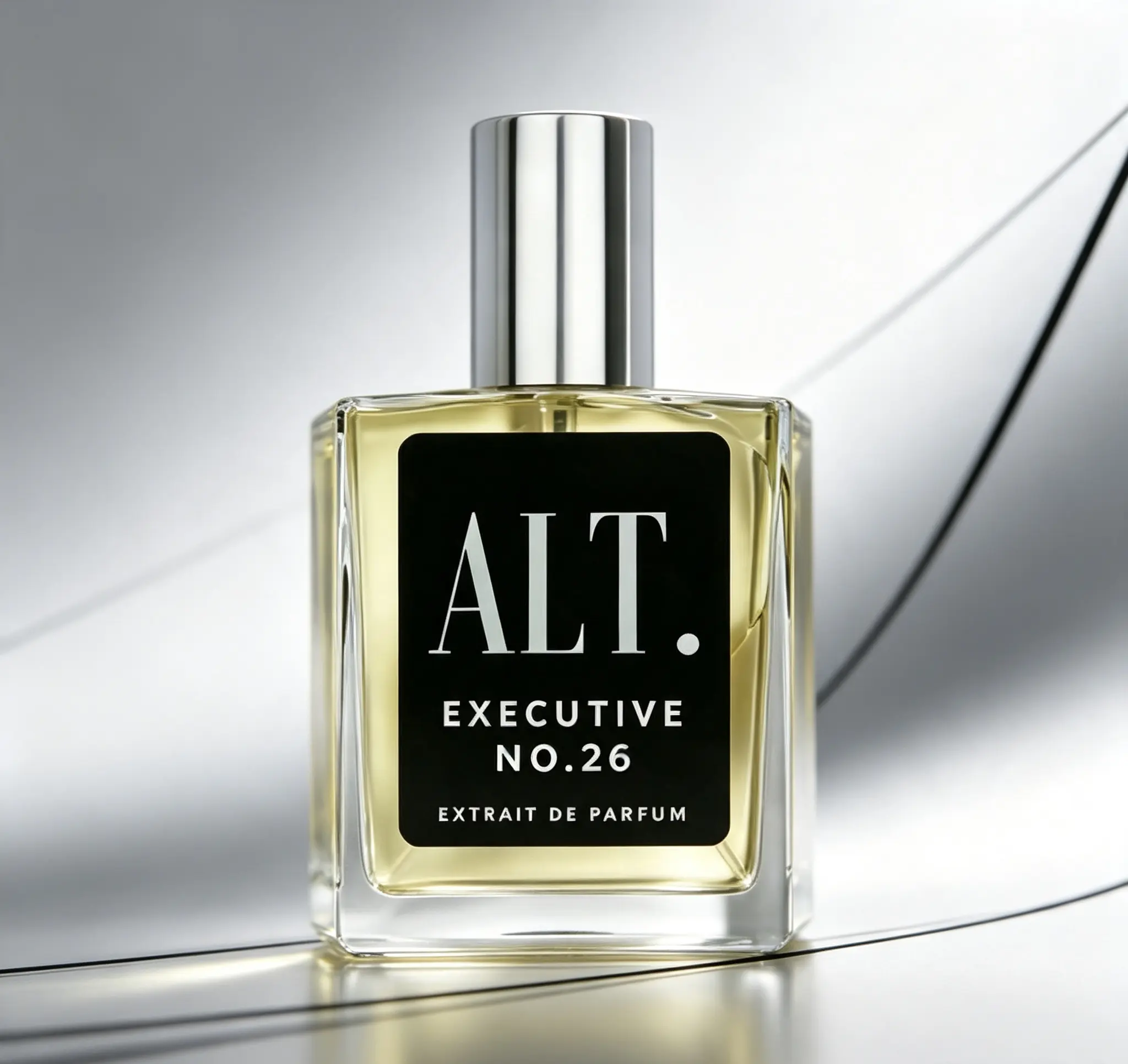 ALT. FRAGRANCES Executive No. 26 Extrait de Parfum for Men, Inspired by Creed Aventus, Long‑Lasting Woody Fruity Fragrance with Bergamot, Pineapple & Oakmoss, 60ml