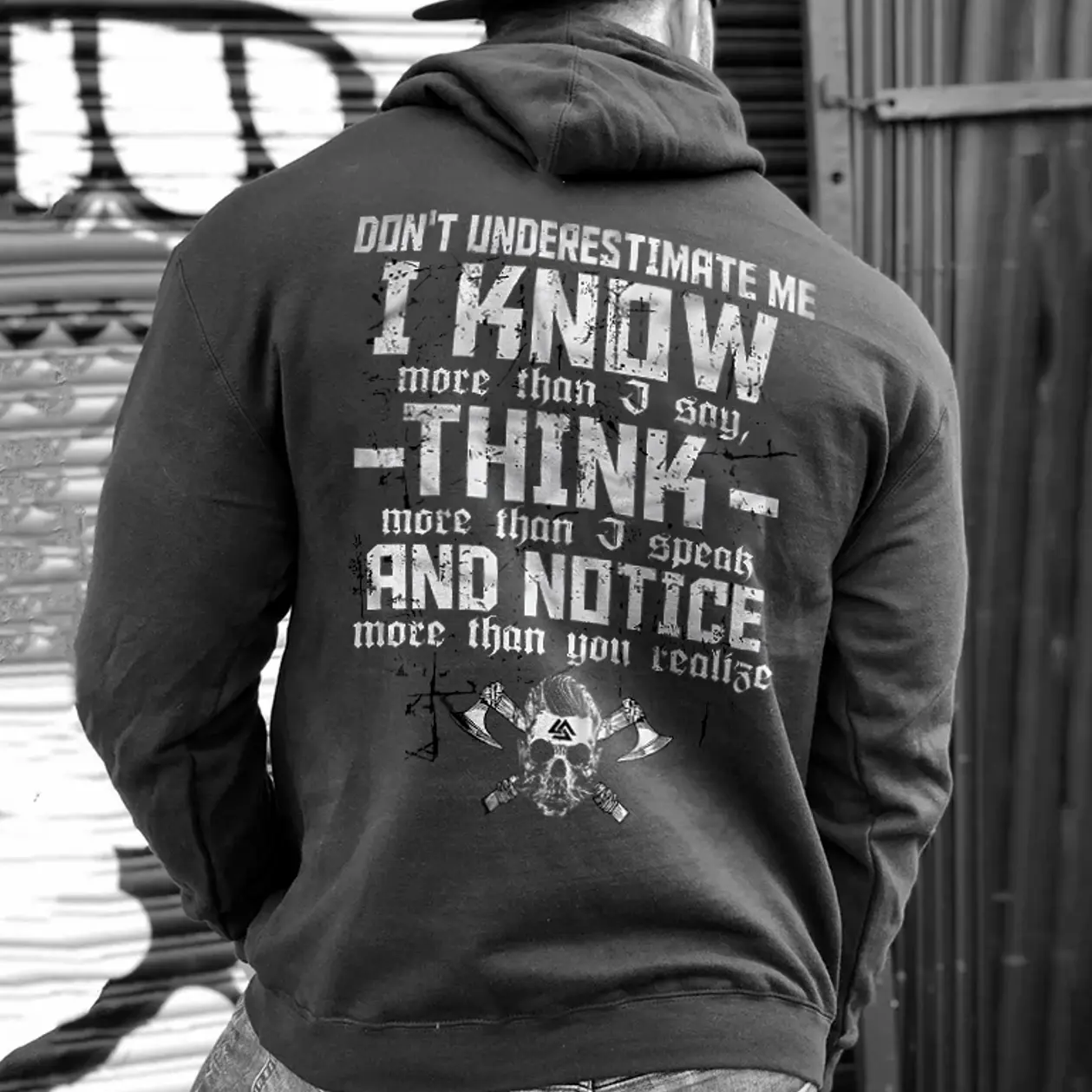 Don't Underestimate Me Hoodie
