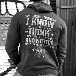 Don't Underestimate Me Hoodie