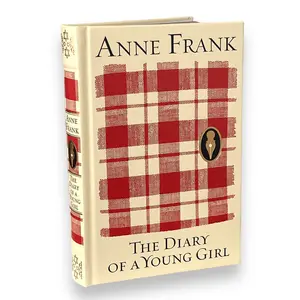 The Diary of a Young Girl by Anne Frank - Collectible Leather Bound Hardcover