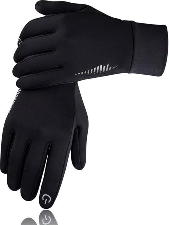 Warm Touchscreen Gloves for Women & Men - Full-Finger Winter Gloves Liners, Great for Skiing, Cycling, Running, Driving, Walking & Daily Tasks, Perfect for Freezing Weather, Outdoor Sports, Work & Gardening touch-screen warm glove