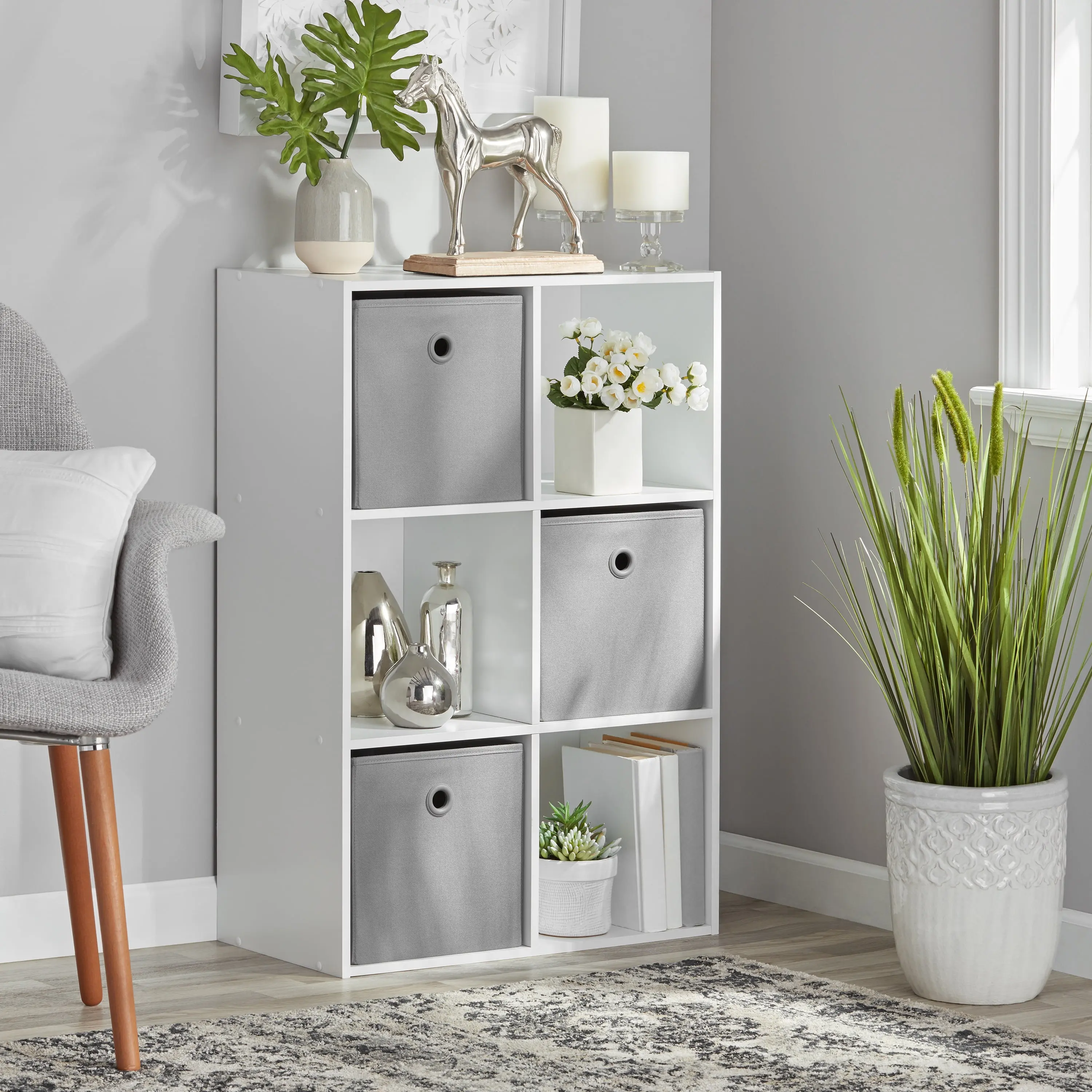 Mainstays 6 Cube Storage Organizer