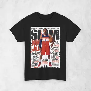 John Wall Shirt, Washington NB4 Cover T-Shirt, Unisex Sports Tee, Vintage Retro Basketball Streetwear, Gift For Men, Dad, Guys