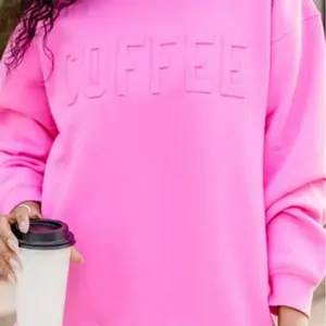 Long sleeve casual BonBon Pink Coffee Sweater