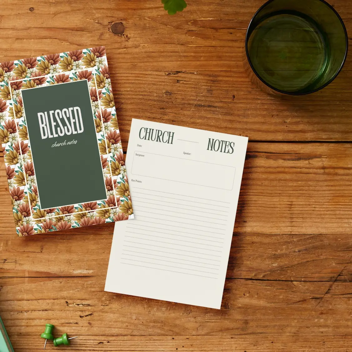 BLESSED Church Notes Journal Hardcover Notebook BLESSED Church Notes Journal Hardcover Notebook