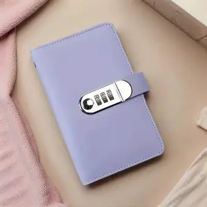 Combination Dial Lock Wallet with Secure Metal Buckle, Portable Cash Organizer for Students and Office Use, Multiple Colors Available