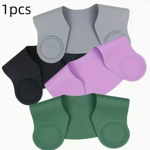 Professional Hairdresser Waterproof Shoulder Pad, Silicone Hairdressing Apron, Salon Haircut Wrap, Anti-Stray Hair, Dyeing Tool