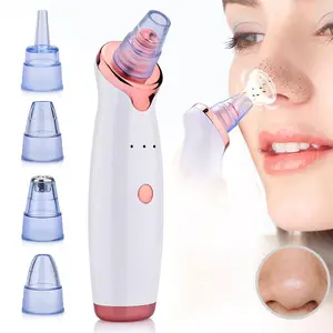 Electric Blackhead Cleansing Tool, Rechargeable Vacuum Pore Cleaner, 3 Adjustable Suction Facial Beauty Instrument, Facial Skin Care for Women, Blackhead Remover Tool pimple vacuum device , pimple extractor device face mask pore sucker