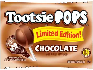 Tootsie Pops Tootsie Roll Pops Chocolate Flavor Limited Edition Single Flavor Lollipops - 13.2 Ounce Bag