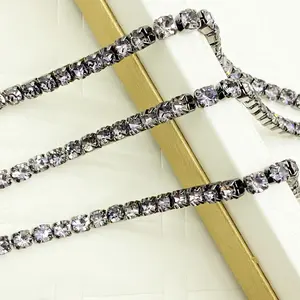 Rhinestone Chain Jewelry, Full Drill DIY Clothing Accessories, Shoe Hat Bag Decorations, One Code Gun Color