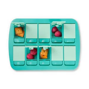 MINI MATCH UP Memory Game Snack Tray - 8.6" x 6.1" Interactive Toddler Snack Solution - Fun Travel Activity & Mealtime Game for Kids