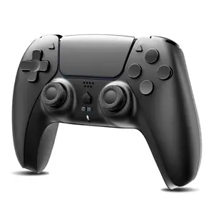 Controller for PS-5/Pro/Slim/PC,  Gaming Controller, With Hall Effect Joystick/Dual Vibration/Motion Sensing/Touchpad/Speaker/3.5mm Audio Jack Headphone, Upgraded Six-Axis Sensor, Black