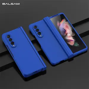 Ultra Thin Folding Shockproof Case For Samsung Galaxy Z Fold 4 6 Fold4 Fold3 Fold 5 360 Full Protection Candy Color Hard Cover