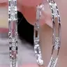 1 Pair Elegant Cubic Zirconia Drop Earrings Cz Earrings Brilliance Earrings Wedding Anniversary Ear Jewelry Sparkling Ear Jewelry For Wedding Engagement Anniversary Party Jewelry High Quality Earrings Shining Earrings Valentine's Day Gift