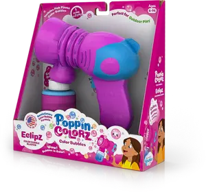 PoppinColorz Eclipz Bubble Blaster – Pink Pizzaz
