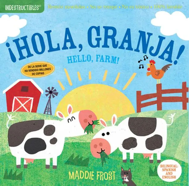 USED Book - Indestructibles (the Original): ¡Hola, Granja! / Hello, Farm!: Chew Proof - Rip Proof - Nontoxic - 100% Washable (Book for Babies, Newborn Books, Safe (Paperback) - Spanish