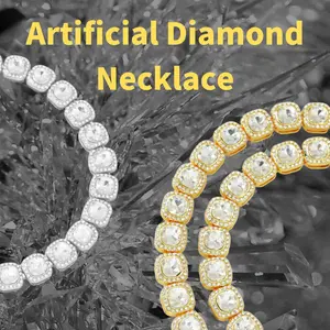 Artificial Diamond Necklace/Pair with Evening Gown/45 cm