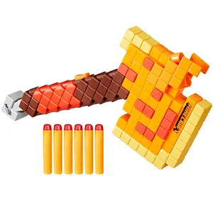 Hasbro Minecraft Nerf Firebrand Axe Blaster