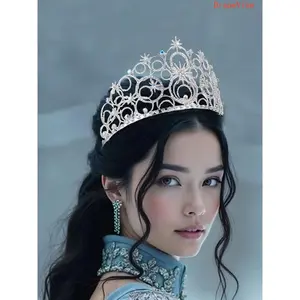 Glinda Bubble Magic Witch Alloy Crown Elegant Exquisite Tiara Fashion Hair Accessory For Party Daily Outfit Decoration