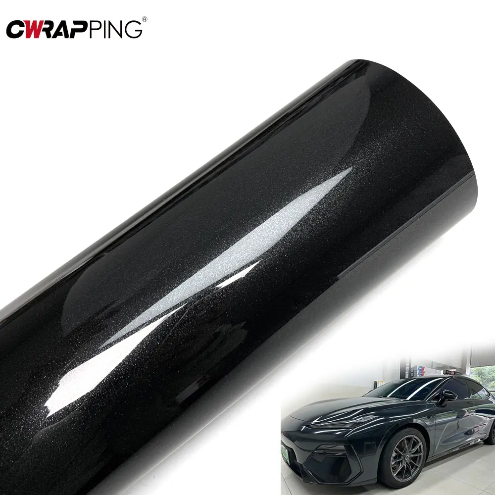 Vinyl Car Wrap Full Body Covering PET Glossy Film Motorcycles Stickers for Car Tuning Accessories Auto Motorcycle Helmets Vinyls