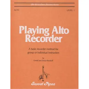 212 MAIN Alto Type SP2351 Playing Alto Recorder, Musical Instrument with Beginner Instruction Book