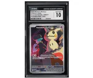 2026 Pokemon Mega Evolution Ascended Heroes IR, Team Rocket's Mimikyu #238, CGC 10 GEM MINT Trading Card Collectible Cards Rare Collectible Cards