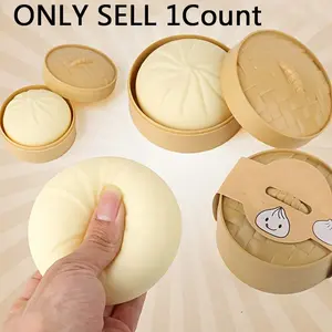 Dumpling Squishy Stress Ball Fidget Toy, Dough Ball Squishy Bun Squeeze Ball, Anxiety Relief, Adult Squishy Toy, Anti Stress Adhd Add, Stress Relief Gadgets