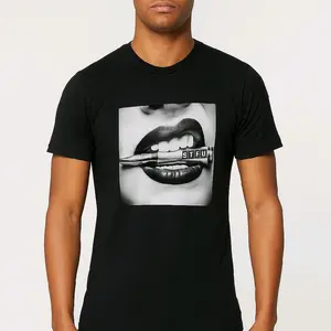 STFU Bite the Bullet Short-Sleeve soft fabric Unisex Streetwear graphic tee shirt